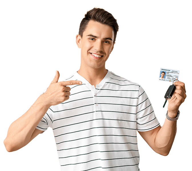 Man comparing auto insurance rates
